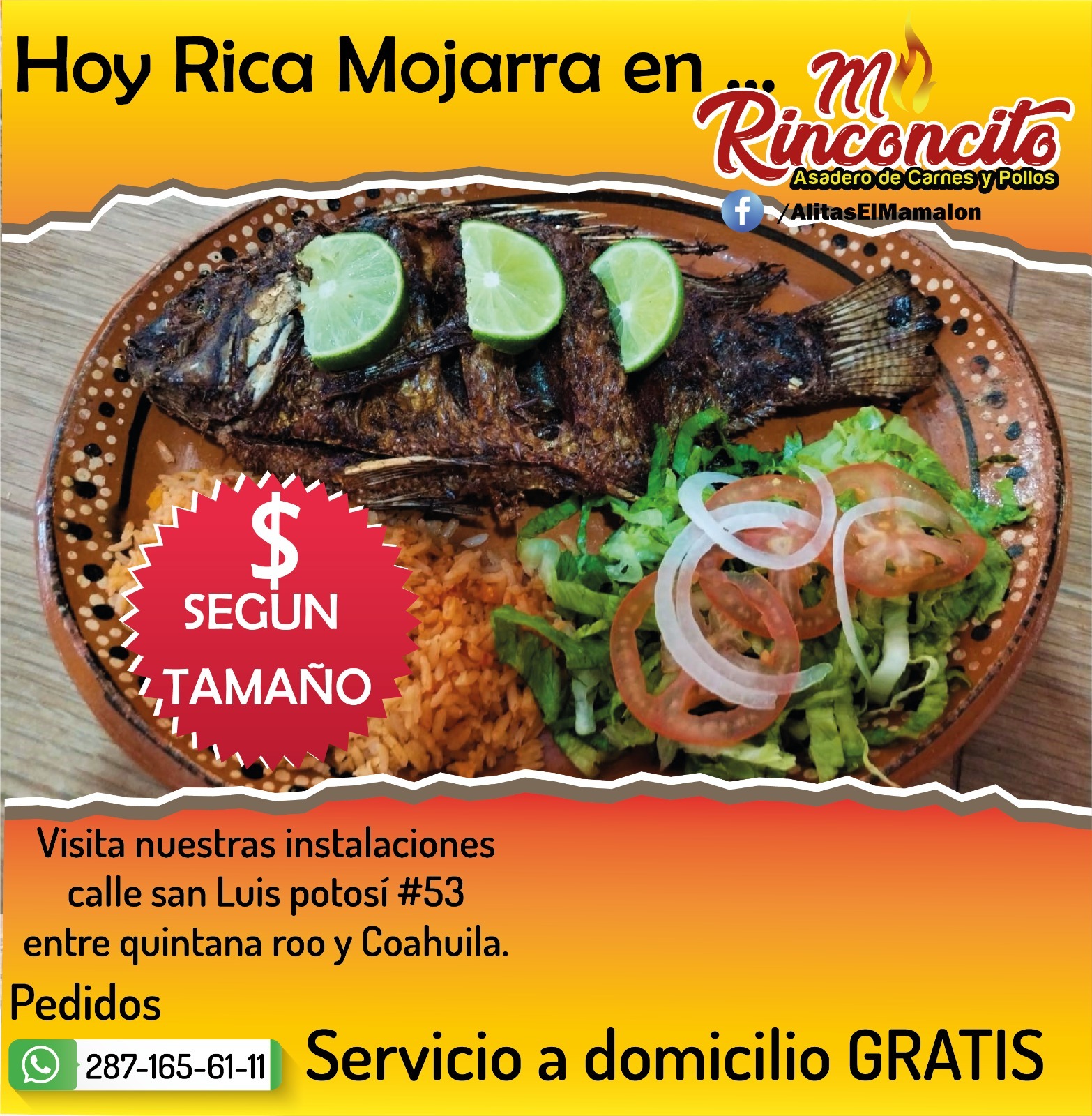 Mojarra frita